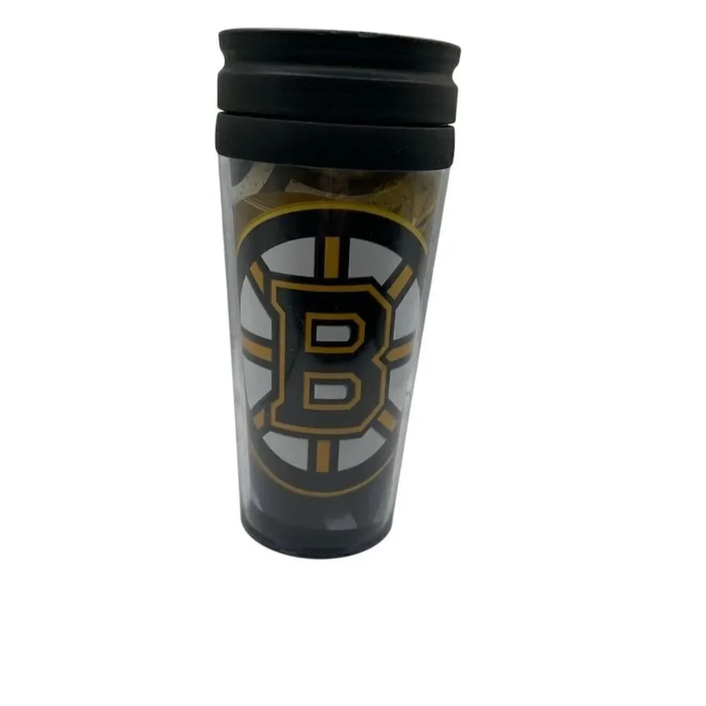 Boston Bruins NHL Travel Mug Tumbler Multi-Color Hockey Fan